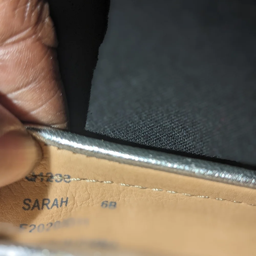 Coach Sarah Ballet Flats with a ribbon bow toe. - Picture 6 of 9